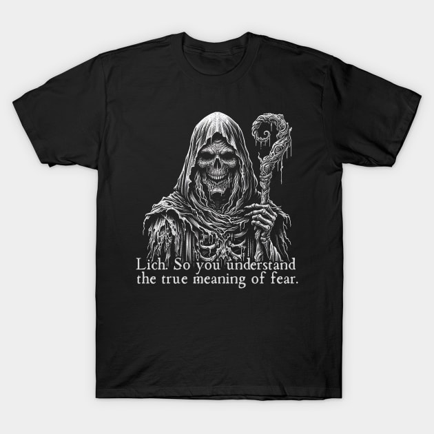 Lich T-Shirt by OddlyNoir